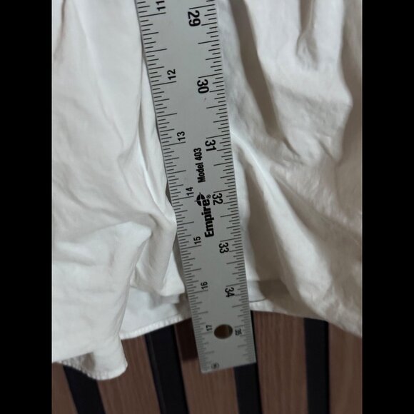 COS Dress XS Womens Blue & White Drop Waist Midi Sheath Knit - Picture 5 of 9